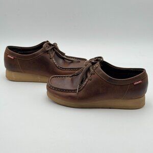 Clarks Collection Wallabees Brown Leather Chukka Boots Moccasins Driving Shoes